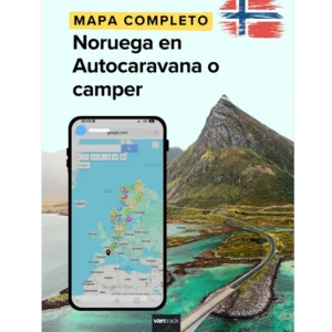 mapa ruta Noruega Autocaravana